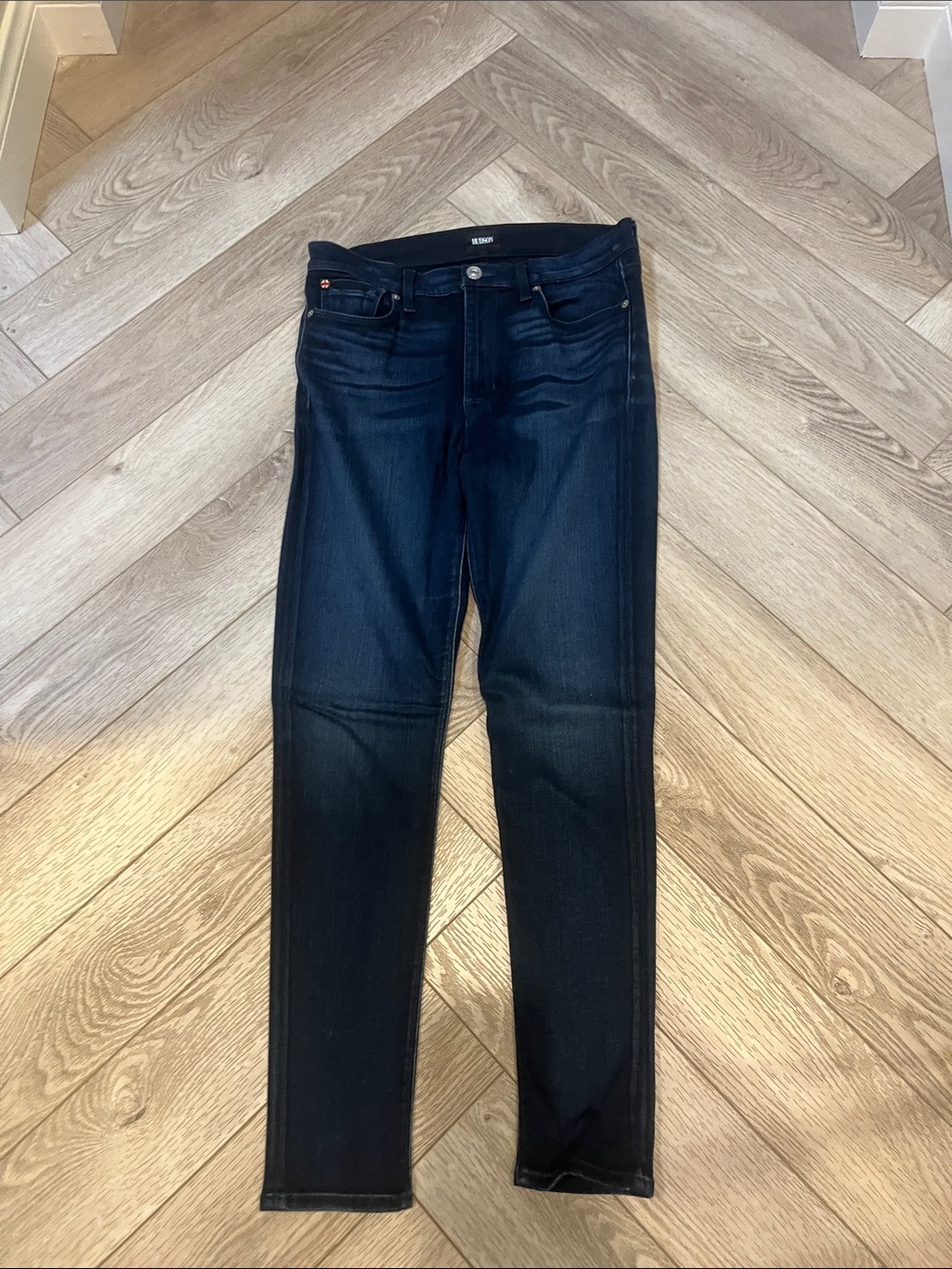Hudson Jeans Women Skinny Dark Indigo Blue Jeans